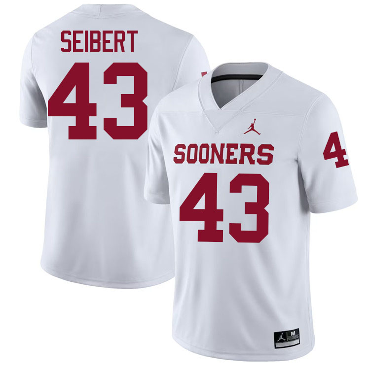 Austin Seibert Oklahoma Sooners Jersey,Oklahoma Sooners Football Uniforms,Jersey-White